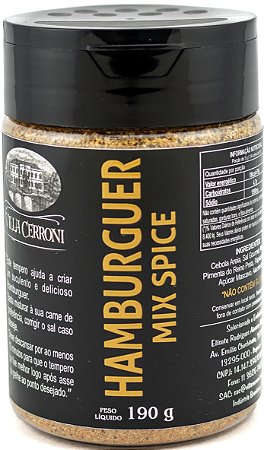 Hamburguer Mix Spice - 190g