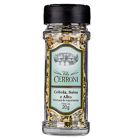 Cebola, Salsa e Alho - Vidro - 20g
