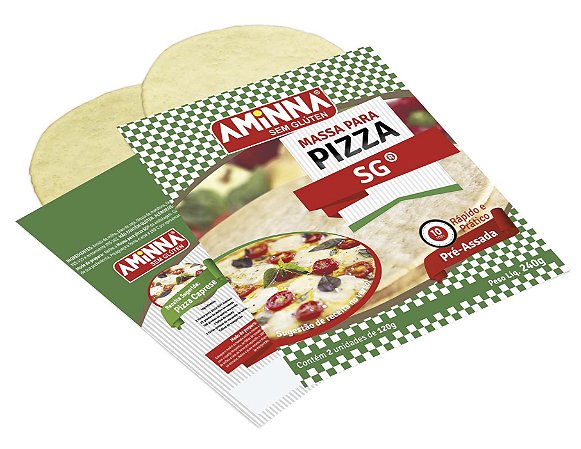 Massa Para Pizza Sem Glúten Aminna, 240g - ID: 179