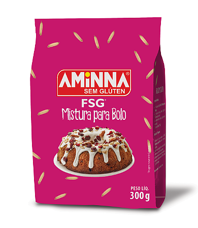 BW FSG® Mistura para Bolo Sem Glúten Aminna, 300g - ID: 177