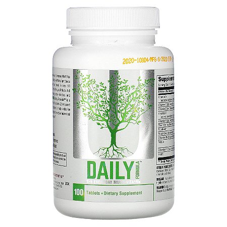 Multivitamínico e Multimineral Daily Formula Universal Nutrition - 100 tabletes