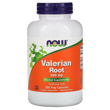 Raiz de Valeriana (Valerian Root) Now Foods - 250 cápsulas de 500 mg