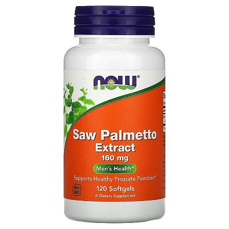 Saw Palmetto Now Foods - 120 cápsulas de 160 mg