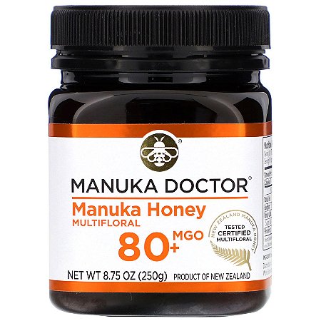 Mel De Manuka Doctor Honey Mgo 80+ Multifloral - 250 Gramas