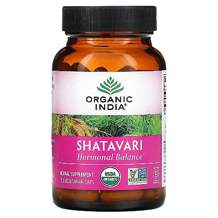 Shatavari Indiano Organic India (Asparagus racemosus) - 90 cápsulas