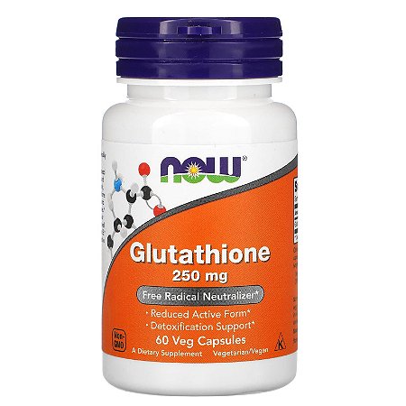 Glutationa Now Foods - 60 cápsulas de 250 mg