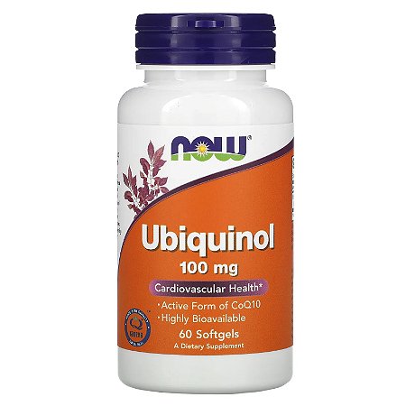Ubiquinol Now Foods - 60 softgels de 100 mg