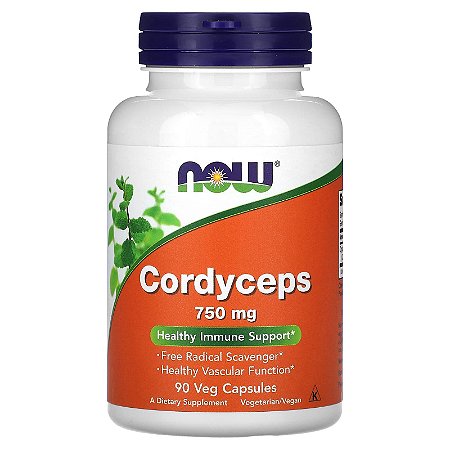 Cordyceps Now Foods - 90 cápsulas de 750 mg