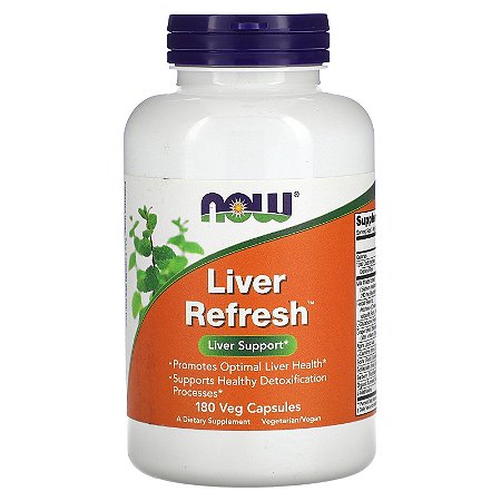 Liver Refresh Now Foods - 180 cápsulas