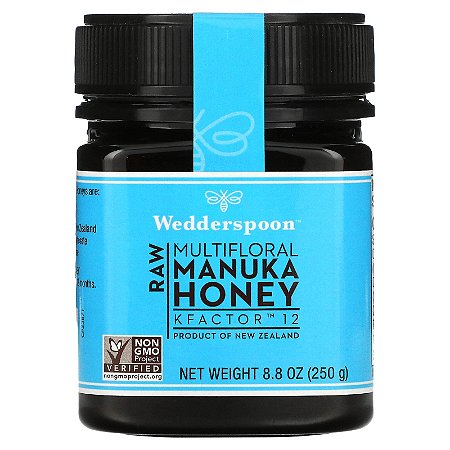 Mel de Manuka Wedderspoon KFactor 12 Multifloral - 250 Gramas