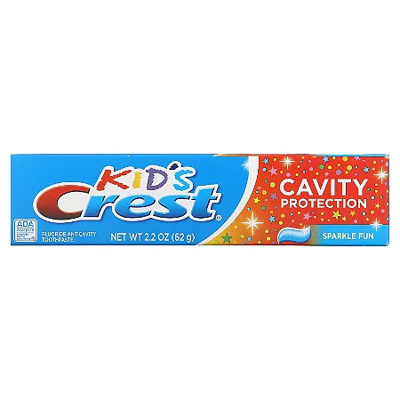 Creme Dental pra Crianças Crest Kids Cavity Protection - 62 gramas