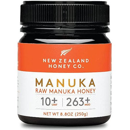 Mel de Manuka New Zealand Honey Co. MGO 263 UMF 10 - 250 gramas