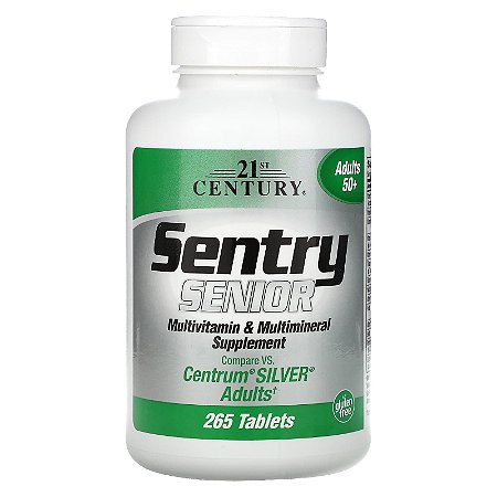 Multivitamínico e Multimineral Sentry Senior 21ST Century - 265 tabletes
