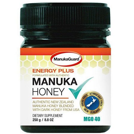 Mel de Manuka ManukaGuard MGO 40 Energy Plus - 250 gramas