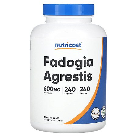 Fadogia Agrestis Nutricost - 240 cápsulas de 600 mg