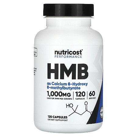 Hidroximetilbutirato (HMB) Nutricost - 120 cápsulas