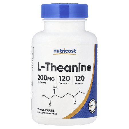 L-Teanina Nutricost - 120 cápsulas de 200 mg