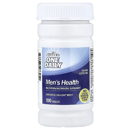 Multivitamínico e Multimineral One Daily Men's Health Century - 100 tabletes