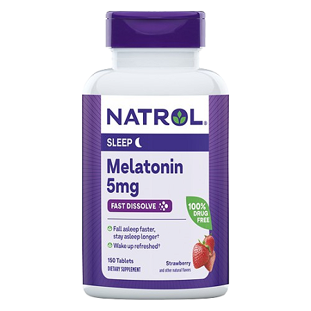 Melatonina Natrol Fast Dissolve - 150 tabletes de 5 mg