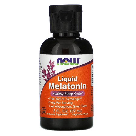 Melatonina Líquida Now Foods - 59 ml