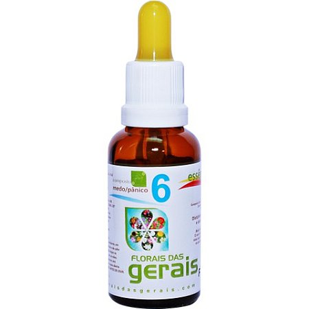 COMPOSTO FLORAL N°6 MEDO / PÂNICO 30ML