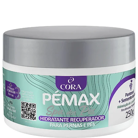 Hidratante Spa dos Pés Cora (Pémax) Pantenol +Semente de Uva Pote 250g