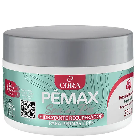Hidratante Spa dos Pés Cora (Pémax) Rosa Mosqueta Pote 250g