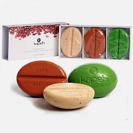 Kit Caixa com 3 Sabonetes em Barra