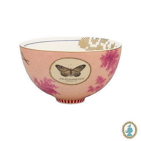 Tigela 12 Butterfly Rosa - Heritage