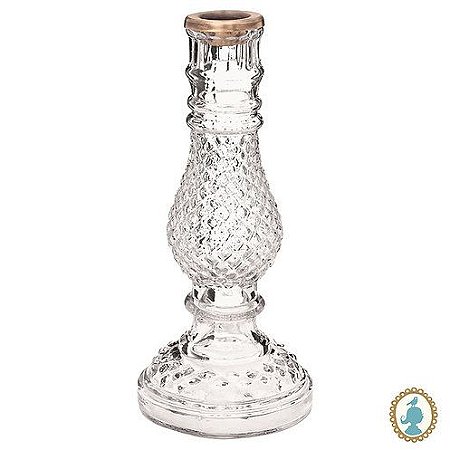 Castiçal de Vidro Diamond 20 - Home Accessories