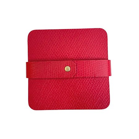 Porta Copos Quadrado - Vermelho