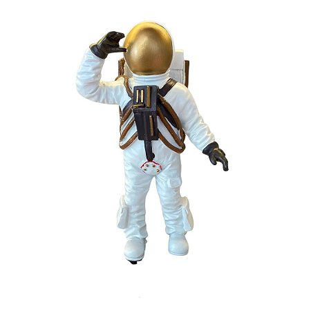 Escultura Decorativa - Astronauta na Lua I