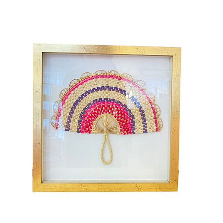Quadro Leque Trancoso Pink