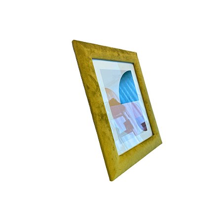 Quadro Detalhado Dourado