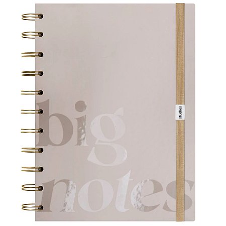 Caderno Studies Big Notes Bege