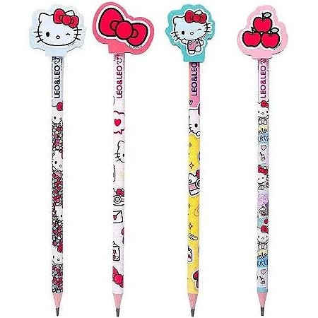 LÁPIS COM BORRACHA HELLO KITTY