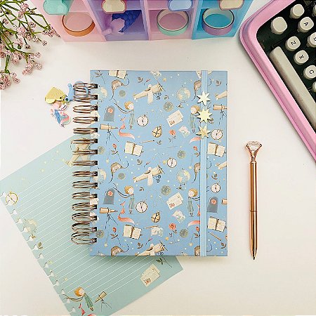 CADERNO WIRE-O REPOSICIONÁVEL PEQUENO PRÍNCIPE