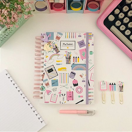 CADERNO WIRE-O REPOSICIONÁVEL BACK TO SCHOOL