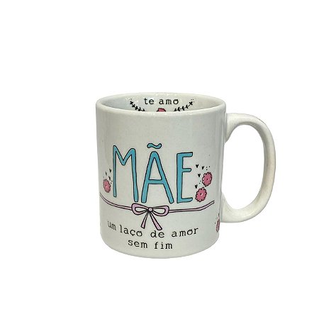 Caneca - Mãe um laço de amor sem fim