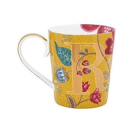 Caneca Amarelo "R" - Alphabet Mugs