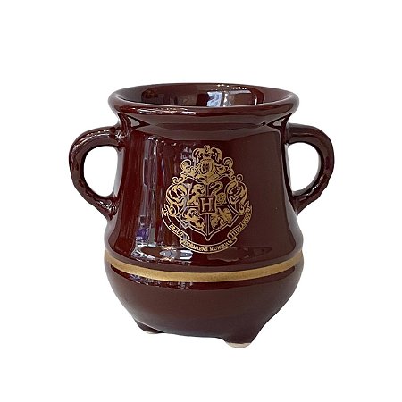 Caneca Formato 3D Poção Hogwarts Dourada