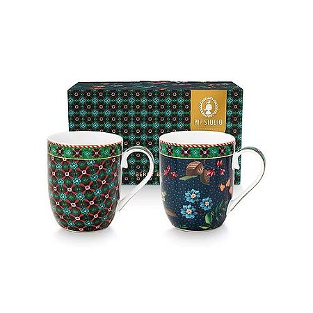 Set/2 Canecas Pequenas Berry Blues - Berry Blues