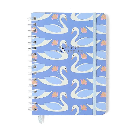 Planner Permanente Wire-O Lagoa Financeiro A5 Passeio dos Cisnes