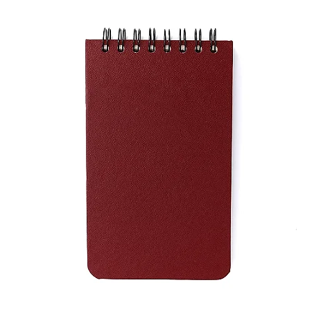 Bloco Wire-O Clássica Pautado 12X20 Vermelho Quente