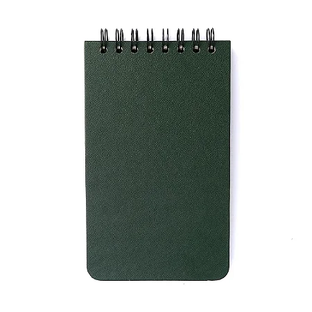 Bloco Wire-O Clássica Pautado 12X20 Verde Oliva