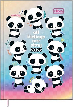 Agenda Costurada Diária Mini 2025 Lovely Friend Tilibra