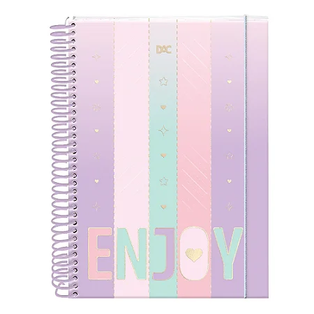 Caderno Enjoy colegial com 10 matérias