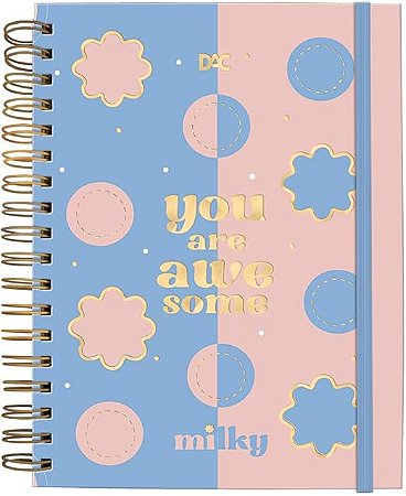 Caderno Smart Colegial - Milky