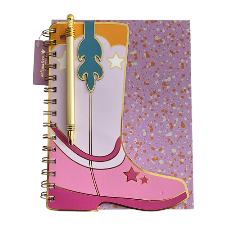 CADERNO COLLECTION COM CANETA