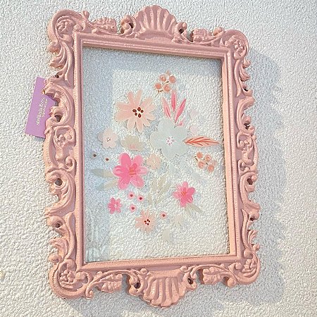 QUADRO ROSA FLORES